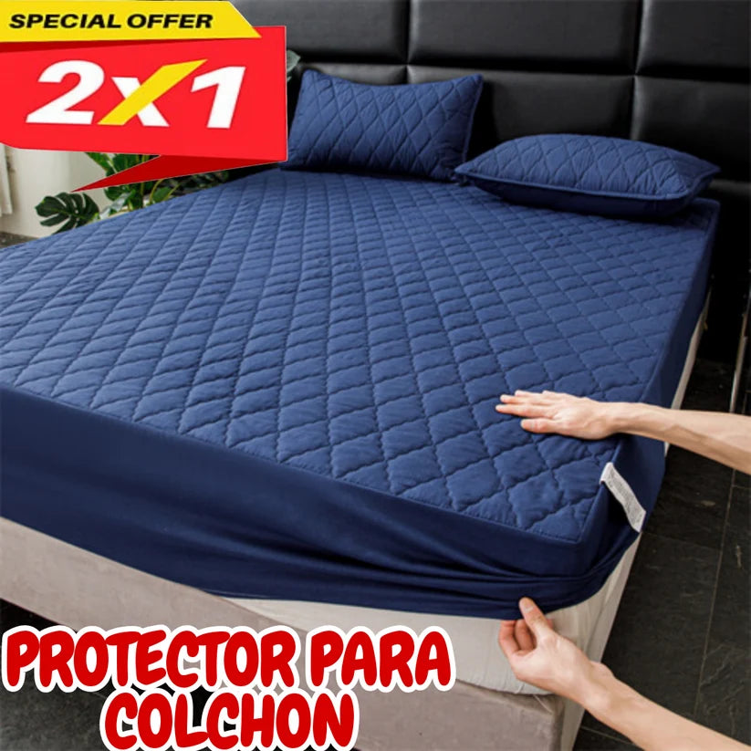 PROMOCION EN CUBRE COLCHON PAGUE 1 LLEVE 2 +4 fundas de Almohada