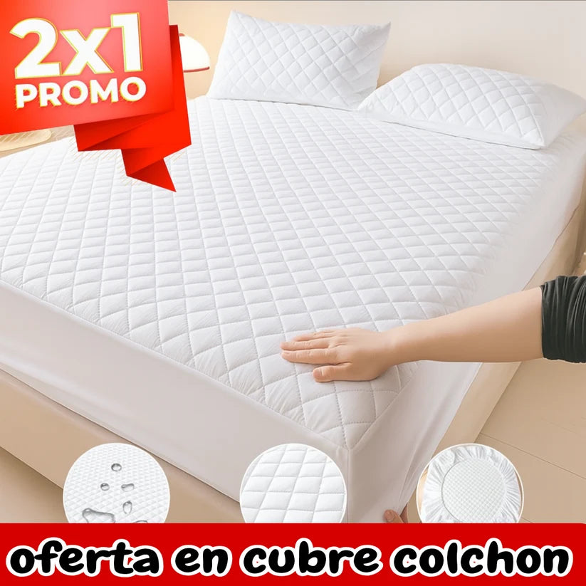 PROMOCION EN CUBRE COLCHON PAGUE 1 LLEVE 2 +4 fundas de Almohada